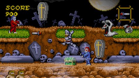  Ghosts 'n Goblins! 섬뜩한 악마와 도전하는 기사의 과격한 플랫포머